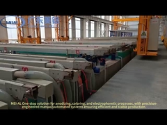 6061/6063 อุปกรณ์ทําแอโนดจากสกัดอลูมิเนียม แบบประปาปานกลาง