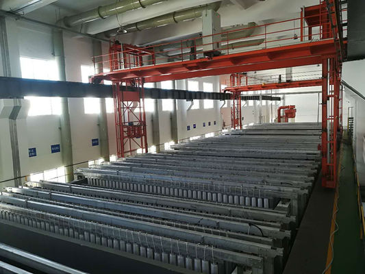 คุณภาพ  1000 Ton Manual Anodizing Production Line 10µM - 12µM Micron โรงงาน