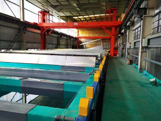 ราคาดี 80 Tons/Month Semi-Automatic Hard Anodizing Line for Black Anodized Aluminum Parts ออนไลน์