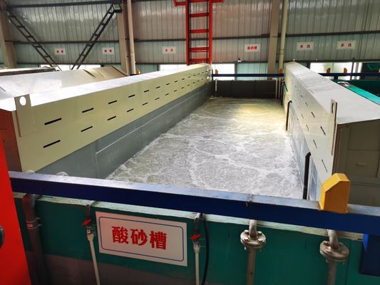 3000T/เดือน กระบวนการสายการผลิตอโนไดซ์กำลังไฟฟ้า โหมด U แนวนอน