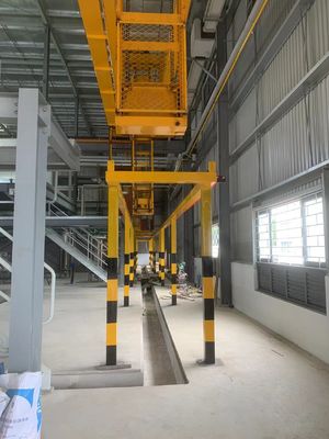 การรักษาระบบสายอโนไดซ์แนวนอน วิธีการจัดวางแบบแมนนวล