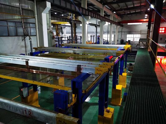 กระบวนการบำบัดสายการผลิตอโนไดซ์อัตโนมัติ 650T/เดือน