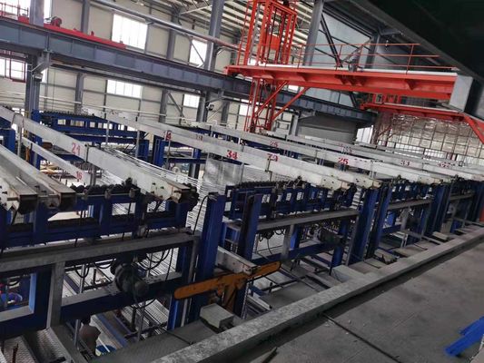 สายอโนไดซ์อัตโนมัติ 220V 50HZ ที่มีความยาวโปรไฟล์สูงสุด 12500 มม