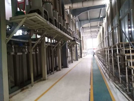 150 T / เดือน สายการผลิตการออกซิเดชั่นและความยาวโปรไฟล์สูงสุด 6500mm