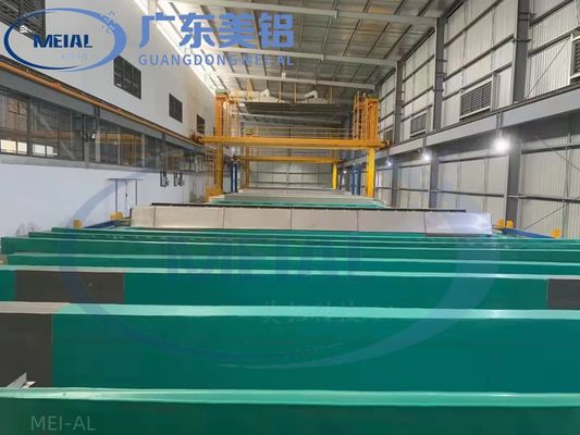 อัตโนมัติ 1500T / เดือน อลูมิเนียม Anodizing การผลิตสาย อุปกรณ์การรักษาพื้นผิว