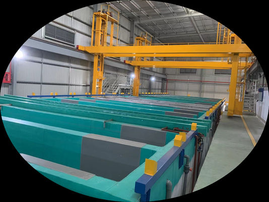 ราคาดี สาย anodizing 1000T / เดือน ความจุเหลืองเมล็ด Simi-อัตโนมัติ 30 * 80 * 10 โรงงาน ออนไลน์