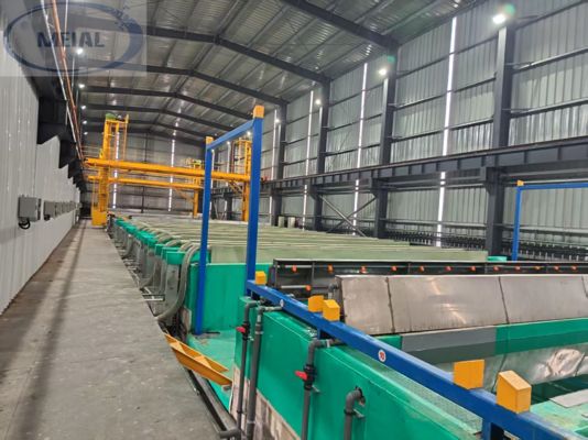 ราคาดี สายการชุบผิวอะโนไดซ์พร้อมการเคลือบ 5-50μm & แรงดันไฟฟ้าปรับได้ ออนไลน์