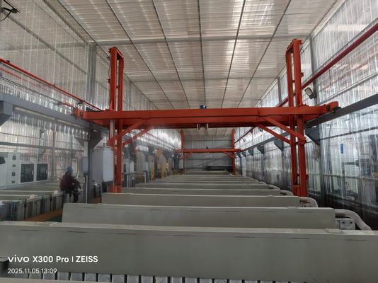 ราคาดี สายการผลิตแอนอิด 500T / M ที่กําหนดเองสําหรับโปรไฟล์ประตูและหน้าต่างระดับสูงด้วย 6063 อลูมิเนียม ออนไลน์