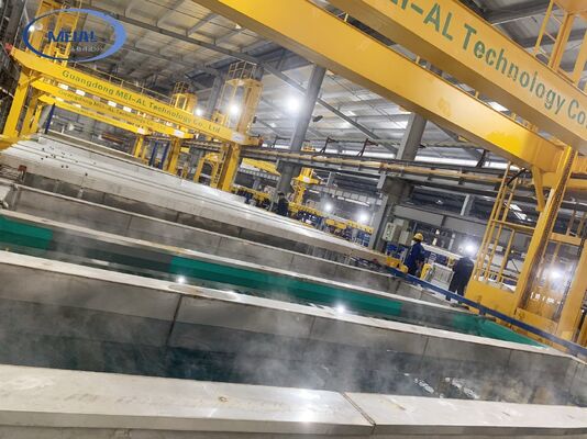 ราคาดี สายการผลิต Anodizing แบบ U แบบแนวขวางด้วยมือ ความจุ 200T / เดือน ความจุ 6500mm ความยาวโปรไฟล์สูงสุดและความหนาของฟิล์ม 8-12μm ออนไลน์
