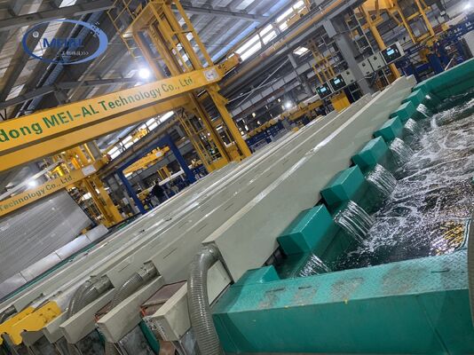 ราคาดี สายการผลิตออกซิเดชั่น 200T / เดือนที่มีการติดตามทางไกลและความหนาของแผ่นยาง anodizing 8-12μm ออนไลน์