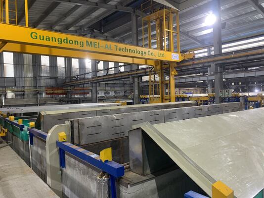 ราคาดี 500 ตัน/เดือน สายการผลิต anodizing แบบอัตโนมัติเต็มแบบ ความหนาของแผ่น 5-25 μm สําหรับโปรไฟล์อลูมิเนียม ออนไลน์
