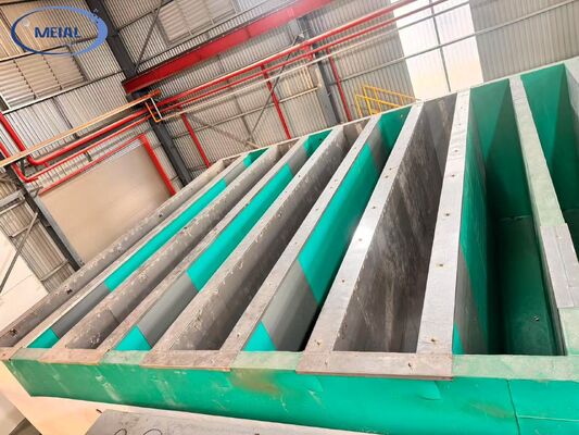 ราคาดี 550T / เดือน Output โหมดแนวราบ สาย Anodizing อัตโนมัติที่มีความหนาของหนัง anodizing 8-12μm ออนไลน์