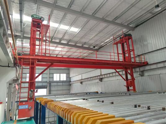 ราคาดี 400 ตัน/เดือน สายการผลิต Anodizing แข็งแรงครึ่งอัตโนมัติสําหรับอะไหล่รถยนต์ที่มีความหนาของฟิล์ม 25 ?? 80 μm ออนไลน์