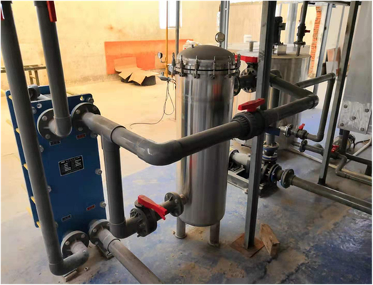 ราคาดี อุตสาหกรรม SS316L อุปกรณ์กรองสแตนเลสที่มีอัตราการไหลของ 60m3/h และความแม่นยําในการกรอง 5-10 μm สําหรับเส้นการ anodizing ออนไลน์