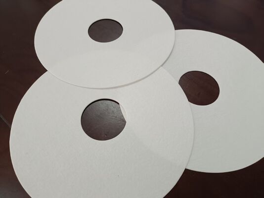 ราคาดี Acid-Resistant Stack Filter Ring Filter Paper with Center Hole for Anodizing Tank Customizable Outer Diameter ออนไลน์